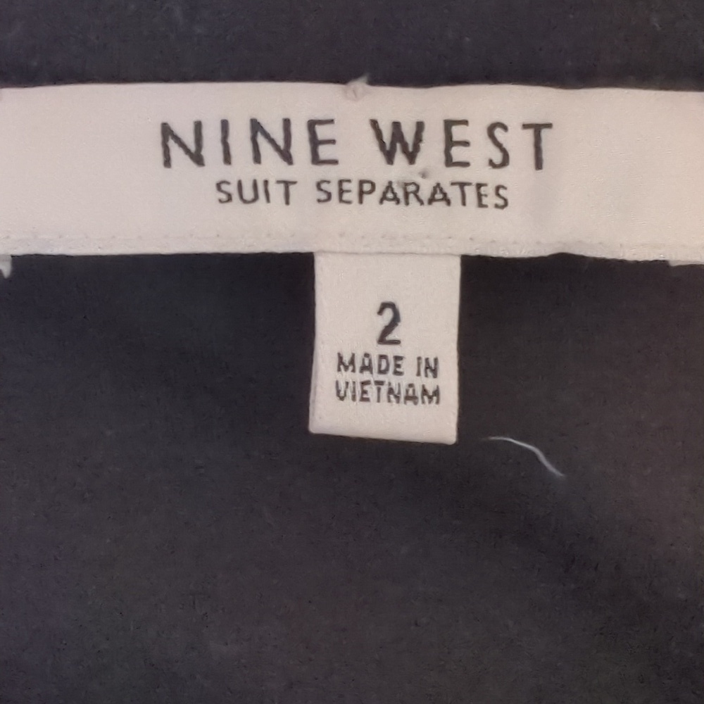 Nine West Jacket Caplet Black Size 2 - Picture 7 of 8